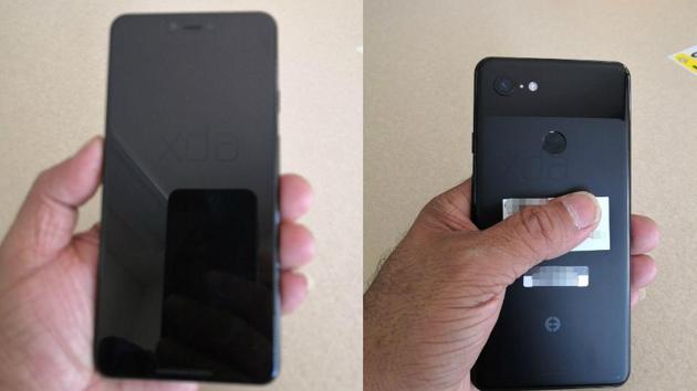 Google Pixel 3 XL prototype image leaked online.