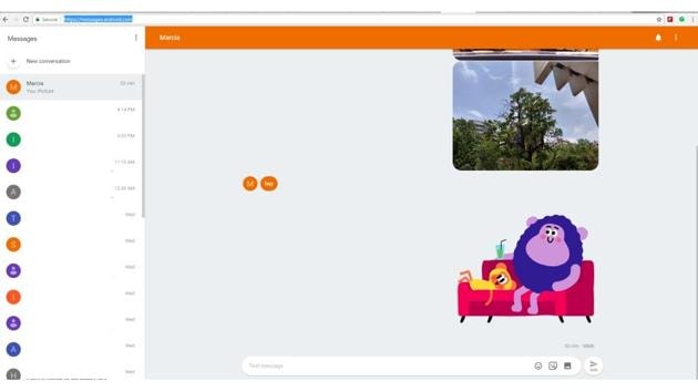 Now use your stock SMS like WhatsApp or Facebook Messenger