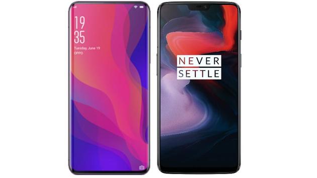 A detailed comparison between Oppo Find X and OnePlus 6