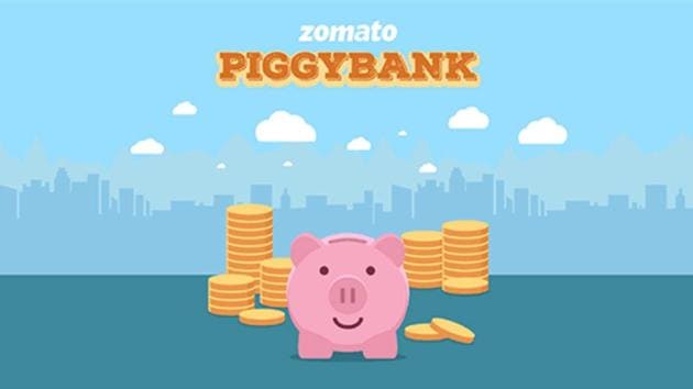 Zomato Piggybank rewards programme lets users earn coins and use it for discounts on orders.