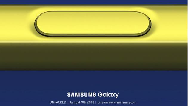 Samsung Galaxy Note 9 will launch on August 9.