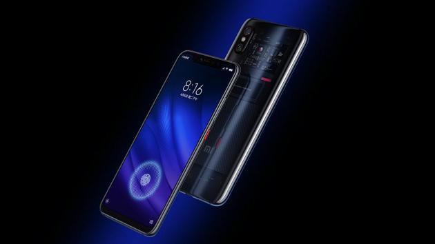Xiaomi Mi 8 Pro features an in-display fingerprint sensor, transparent back like the Explorer Edition.