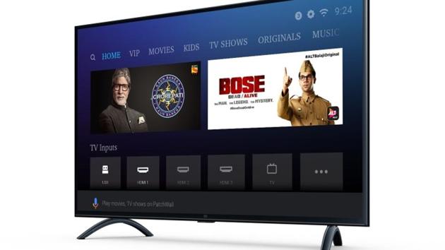 Xiaomi Mi LED TV 4A PRO (49) features 20W stereo speakers with DTS-HD surround sound, PatchWall based on Android 8.1 Oreo, 64-bit Amlogic quad-core chipset with Mali-450 GPU, 2GB RAM + 8GB storage, WiFi 802.11 b/g/n, and Bluetooth 4.2.