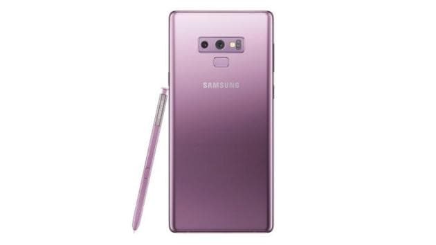 Samsung Galaxy Note 9 in new ‘Lavender Purple’ colour.