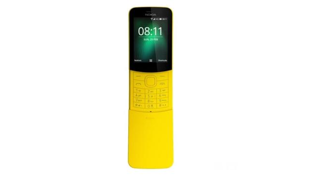 Nokia 8110 is available in Traditional Black and Banana Yellow colours.