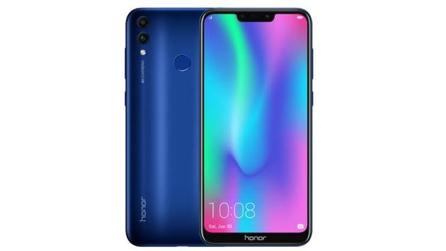 Honor 8C features a 6.26-inch notch display with 19:9 aspect ratio.