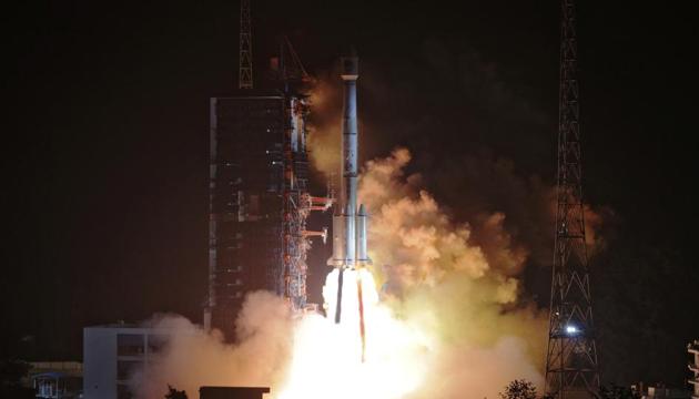 Two BeiDou-3 satellites via a single carrier rocket take off at the Xichang Satellite Launch Center, Sichuan province, China November 19, 2018.