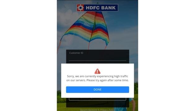 HDFC’s new app is down since its launch on November 25