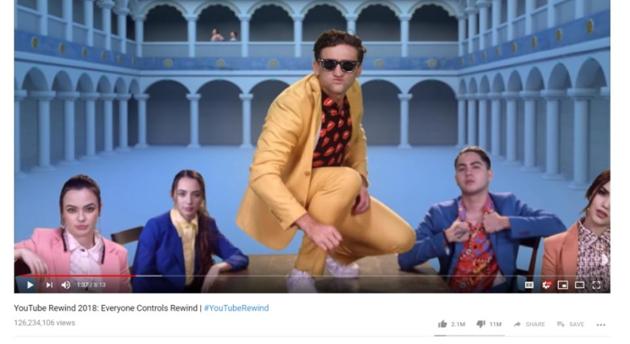 YouTube’s Rewind 2018  now the most disliked video in the site’s history.