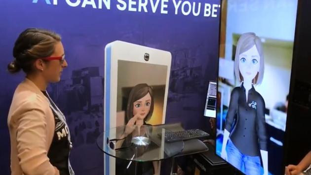 Millie is a life-size digital avatar created by a startup called Twenty Billion Neurons