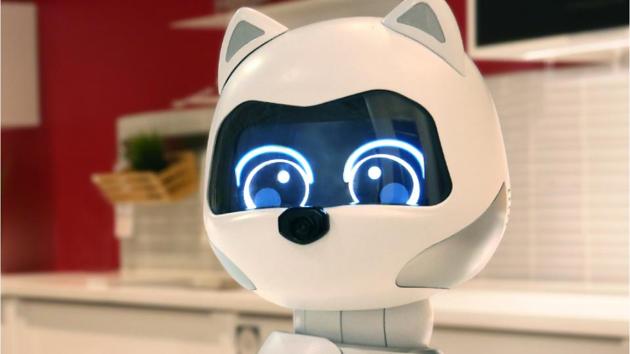 Kiki looks like Eva from the movie Wall-E and has cat ears.