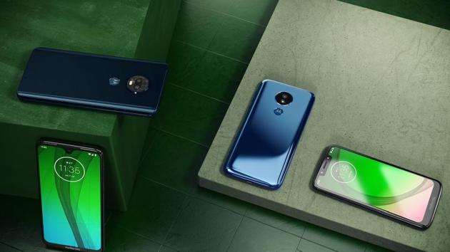 Moto G7 series features a refreshed design with a dewdrop-styled notch.