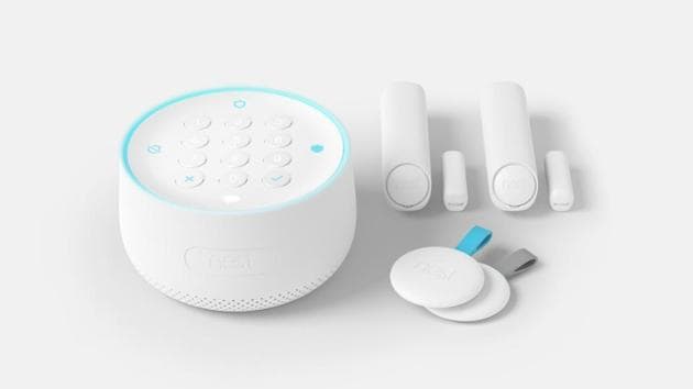 Nest Secure alarm system and security hub.