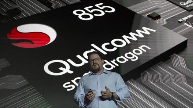 Cristiano Amon, president of Qualcomm Inc., speaks during a Xiaomi Corp. launch event ahead of the MWC Barcelona in Barcelona, Spain, on Sunday, Feb. 24, 2019. At the wireless industry’s biggest conference, over 100,000 people are set to see the latest innovations in smartphones, artificial intelligence devices and autonomous drones exhibited by more than 2,400 companies.