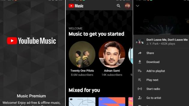 YouTube Music is now available in India