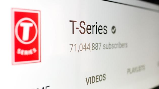 T-Series is the top YouTube channel beating PewDiePie by around 66,000 subscribers.