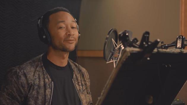 John Legend recording his voice for Google Assistant.