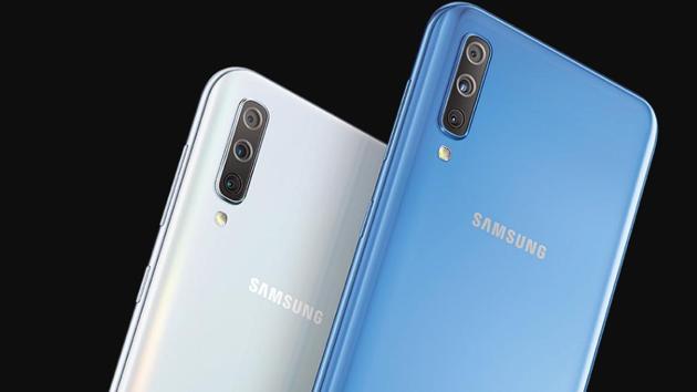 Samsung Galaxy A70 with triple rear cameras will launch in India next week.