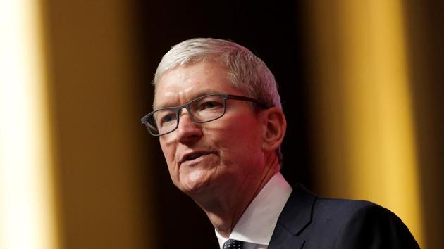 Apple CEO Tim Cook attends the China Development Forum in Beijing, China March 23, 2019.
