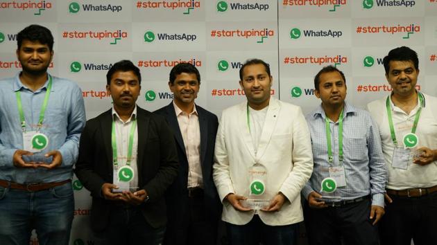 WhatsApp India head with Startup India Challenge winners