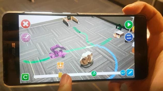 App that turns smartphone into robot.