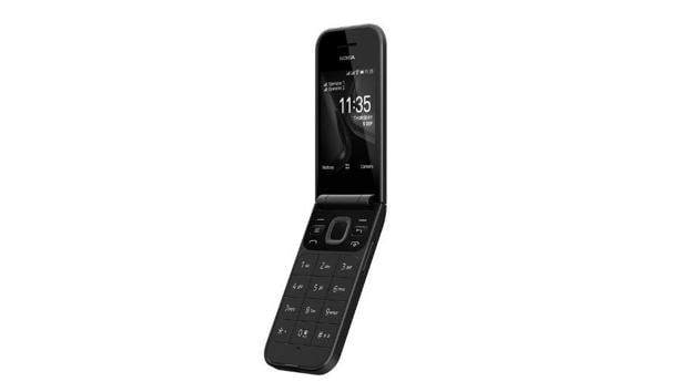 Nokia 2720 Flip phone.