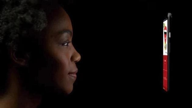 Google Pixel 4 facial recognition.