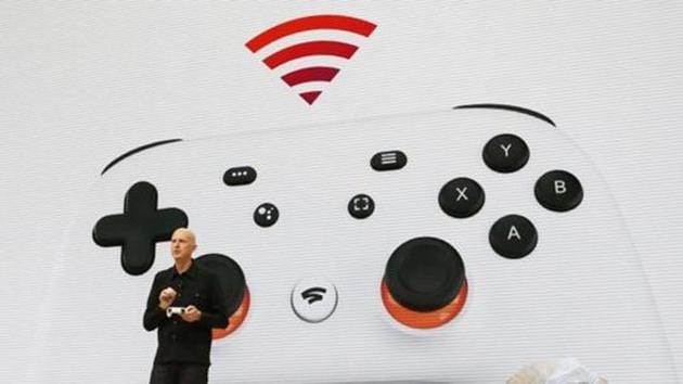 Google vice president and general manager Phil Harrison speaks during a Google keynote address announcing a new video gaming streaming service named Stadia that attempts to capitalize on the company's cloud technology and global network of data centers, at the Gaming Developers Conference in San Francisco, California, U.S., March 19, 2019.
