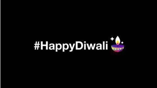 Twitter diya emoji for Diwali.