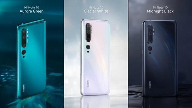 Xiaomi Mi Note 10 launched.