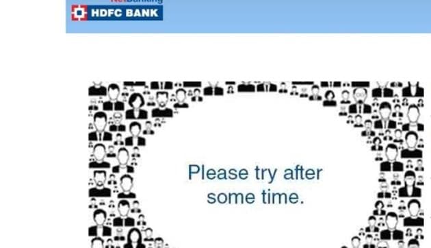HDFC Bank customers face issues with netbanking