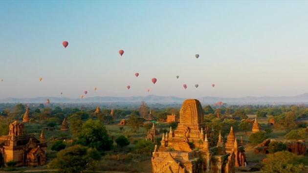 The buildings mapped in Myanmar by Google Maps.