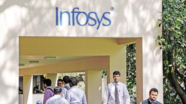 Infosys has launched blockchain-powered distributed applications for government services, insurers and supply chain management verticals. Photographer: Vivek Prakash/Bloomberg