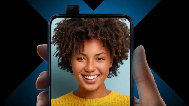 Honor 9X features a pop-up selfie camera.