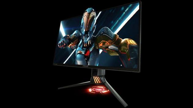 Asus ROG Swift PG32UQX gaming monitor.