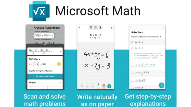 The software giant has developed a Math Solver app, which is currently in beta, that claims to have solutions for all mathematical expressions – be it basic equations or more complex integrations.