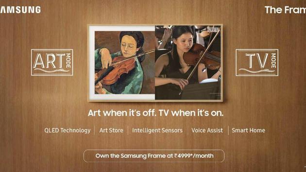 Samsung’s ‘The Frame’ QLED TV.
