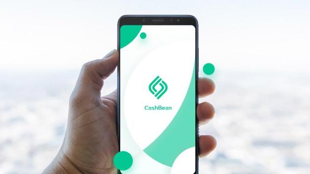 Cashbean app banner on a smartphone
