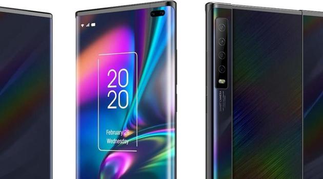TCL foldable phone leaked images