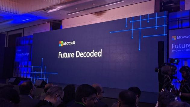 Microsoft is hosting its Future Decoded event at Bengaluru.