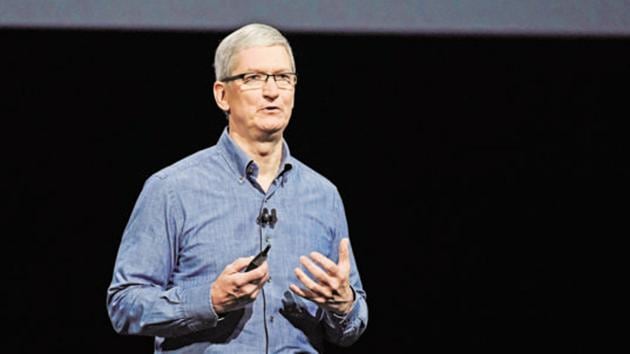 Tim Cook said Apple’s supply chain managers were examining how resilient to the coronavirus shock the company’s supply chains were.