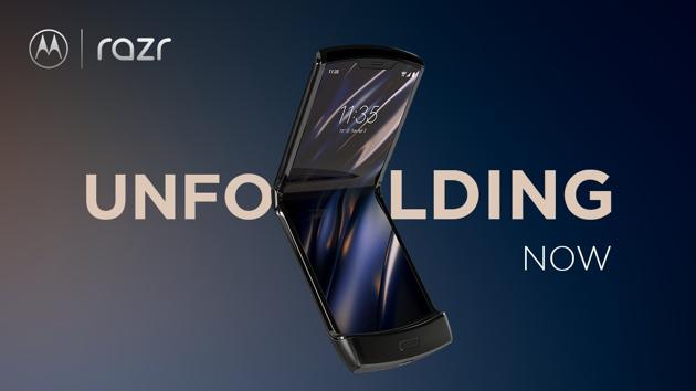 The new Motorola Razr 2019 comes with a foldable screen and is Motorola’s first foldable smartphone.