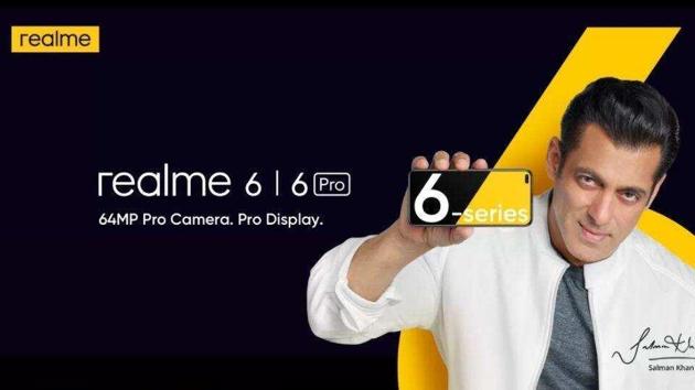 Realme 6 series launching in India today.