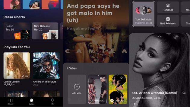 Resso music streaming app launched in India.