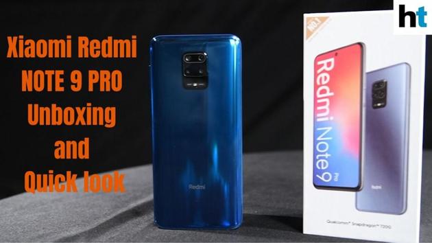 Xiaomi Redmi Note 9 Pro Unboxing Quick Look
