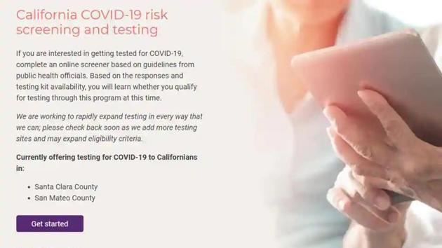 Google’s coronavirus testing website went live this Monday.