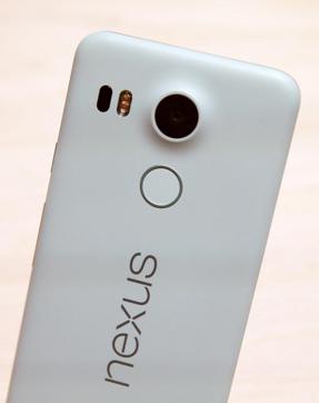 The new Nexus 5X phone. The new Nexus 5X phone.