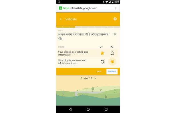 Google's Translatathon 2015 is crowdsourcing translations to make their features like tap on translate better. Google's Translatathon 2015 is crowdsourcing translations to make their features like tap on translate better.