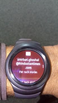 The best thing about the S2 is its rotating bezel that you use to manipulate screen elements. It's fun to use, and beats touching the screen like most Android Wear smartwatches. It's also a more natural way to interact with a watch than, say, the digital crown on the side of the Apple Watch