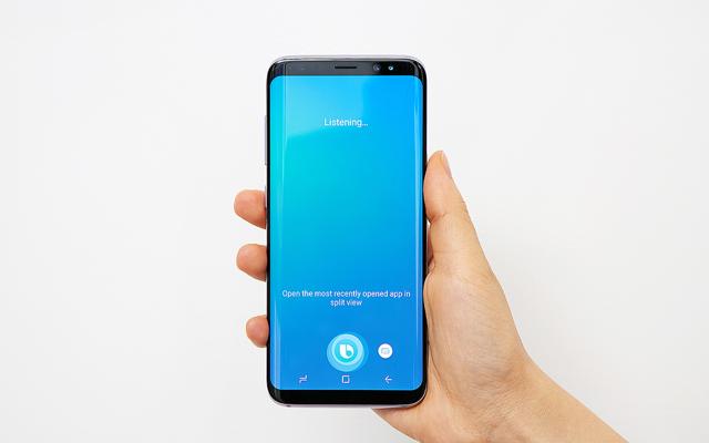 Samsung has designed a button on the side of the S8 that's entirely dedicated to launching Bixby. The S8 and S8+'s camera is enhanced with Bixby for visual search. Samsung has designed a button on the side of the S8 that's entirely dedicated to launching Bixby. The S8 and S8+'s camera is enhanced with Bixby for visual search.